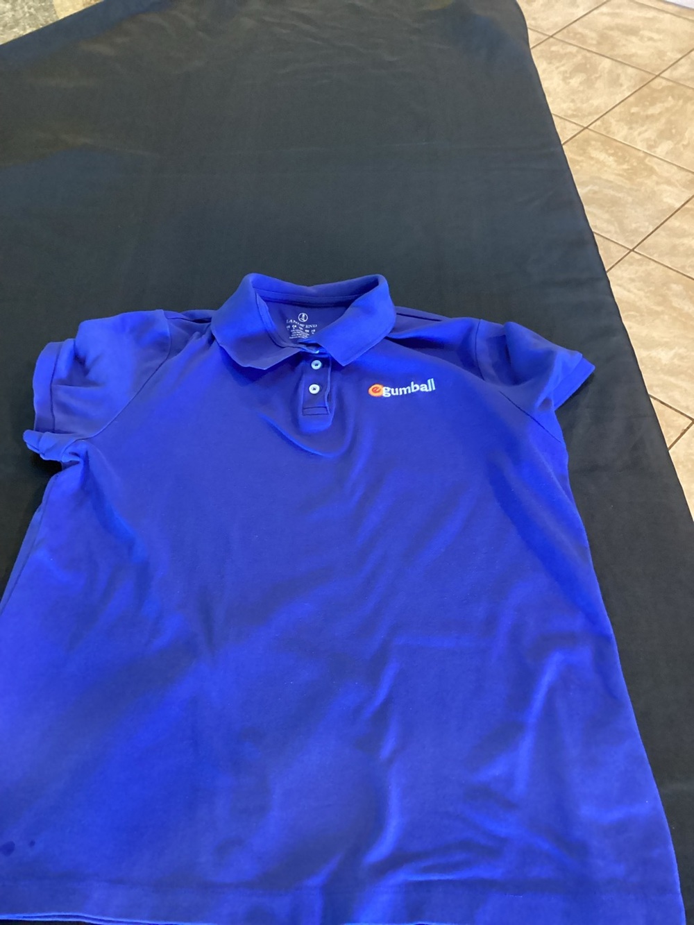 Lands End,egumball,Royal Blue Polo Shirt,Size, Large